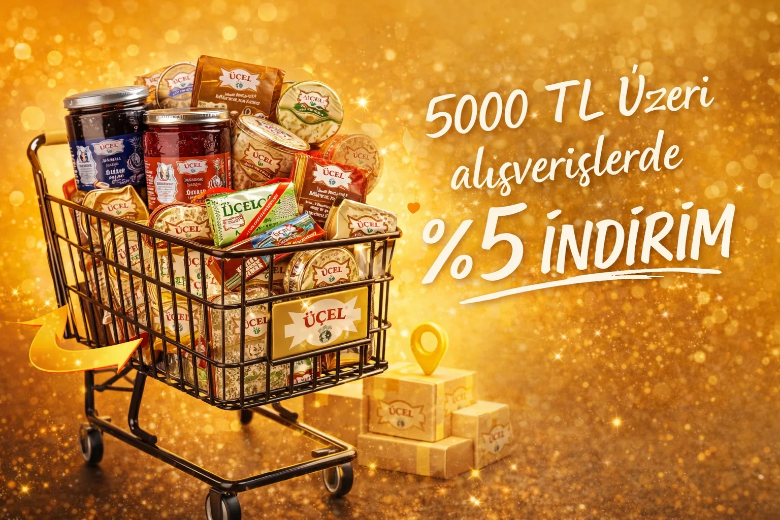 5000 TL Üzeri Alışverilerinizde sepette anında %5 indirim.