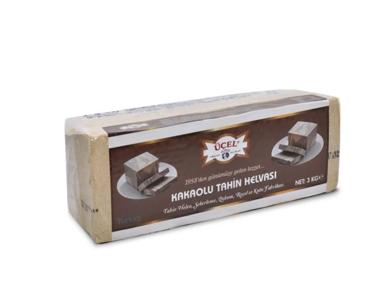 Üçel Kakaolu Helva Vakumlu 3kg