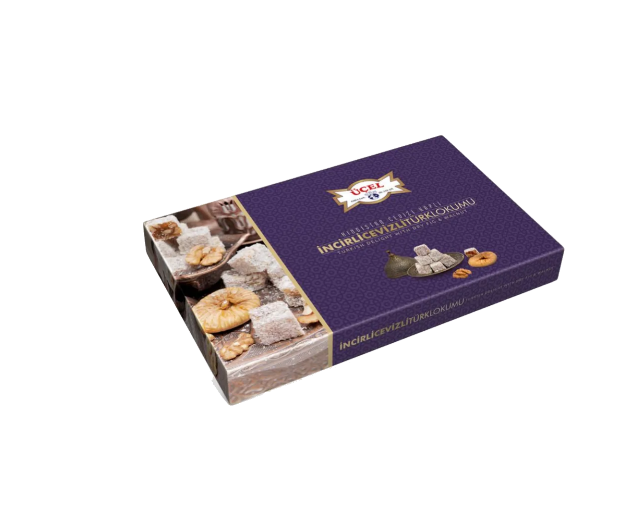 Üçel İncirli Cevizli Lokum 650g