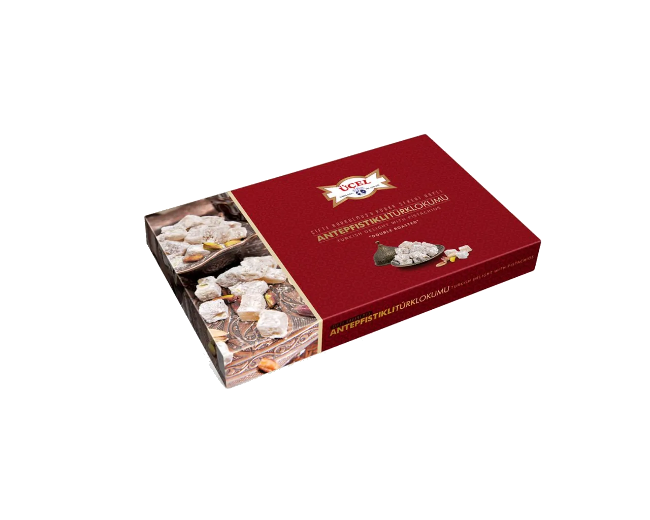Üçel Çifte Kavrulmuş Fıstıklı Lokum 600g